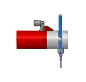 ADoST dispensing valve in closed state — no adhesive flow